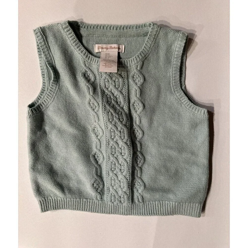 NWT Tommy Bahama Dress up Girls 4 Pc Sweater vest Skirt Sz 4T